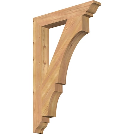 Ekena Millwork Balboa Traditional Smooth Bracket, Western Red Cedar, 3 1/2"W x 24"D x 36"H BKT04X24X36BOA01SWR